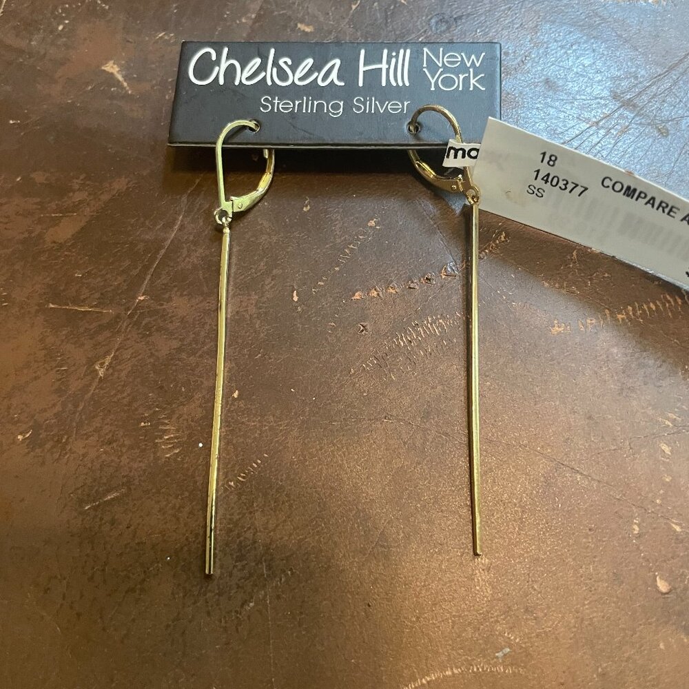 Sterling Silver Long Dangling Earrings